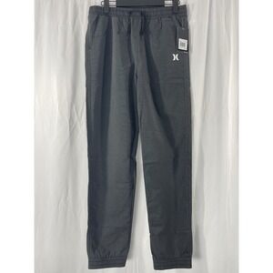 New Hurley Boys H2O Dri Performance Joggers Retail $42 Black XLarge